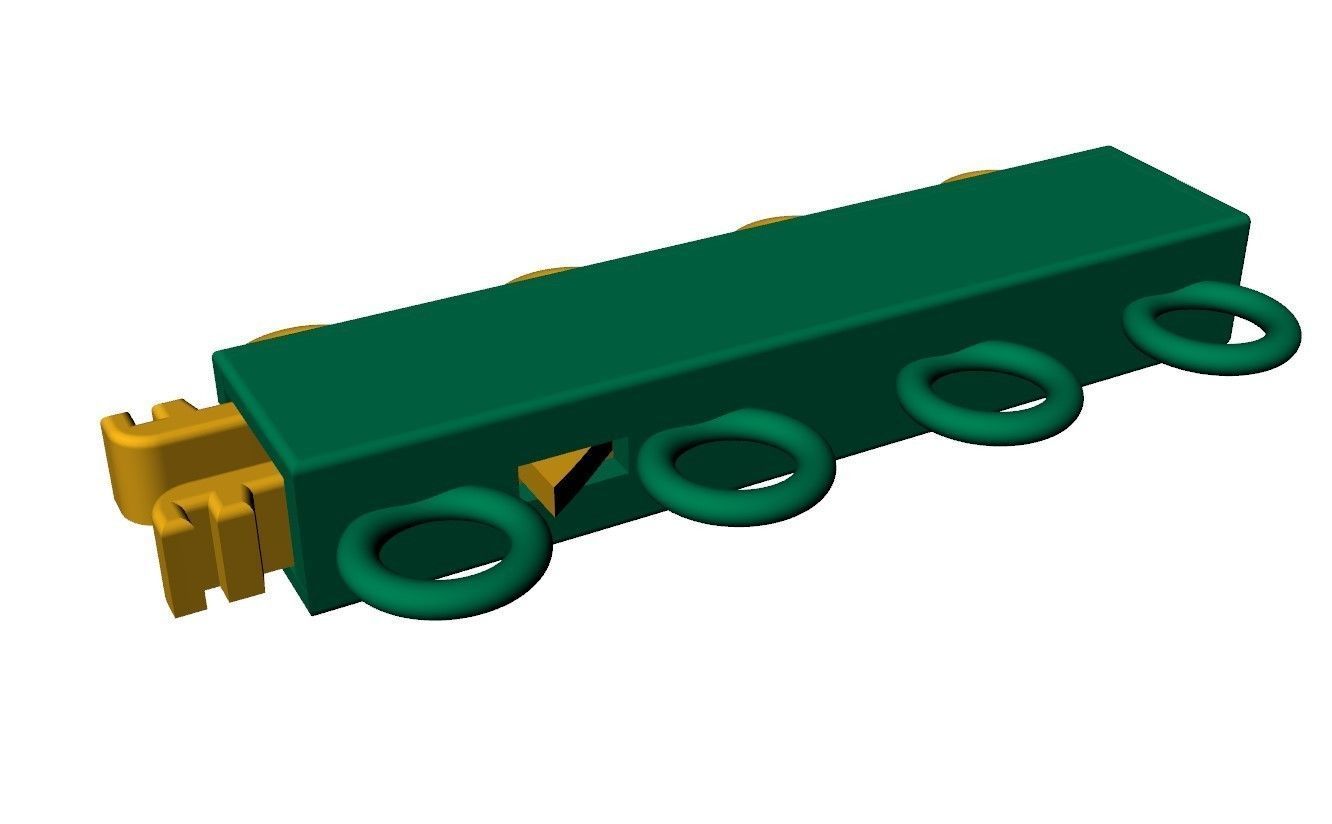 Necklace Clasp Lock    3D print model_13