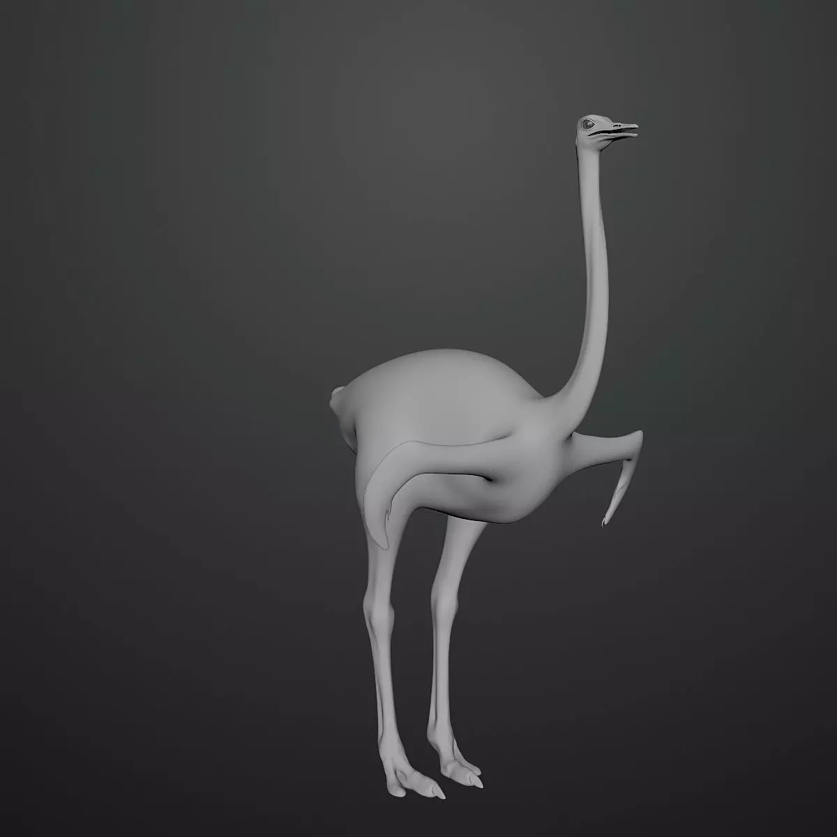 3D model of Ostrich 3D model