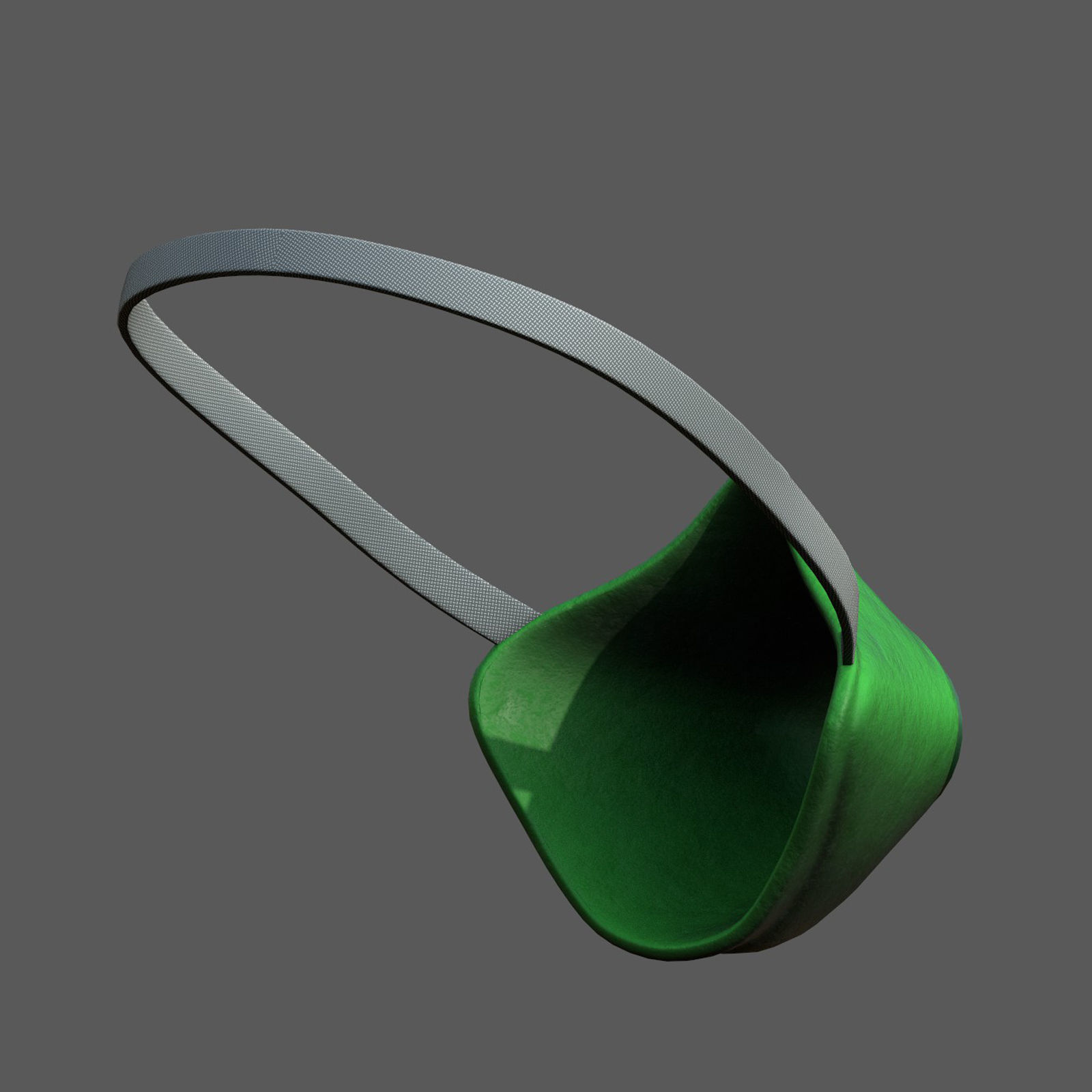 Gas mask helmet 3d safety isolated fantasy futuristic  Low-poly 3D model_5