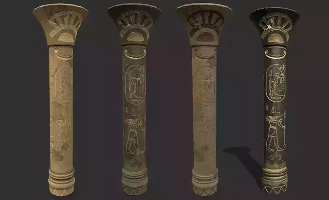 Egyptian column