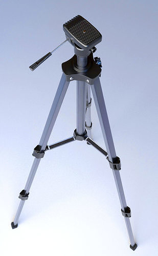 Camera Tripod 3D model