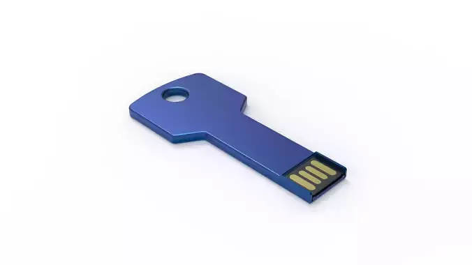 Pendrive-Key-3d-Model two keys