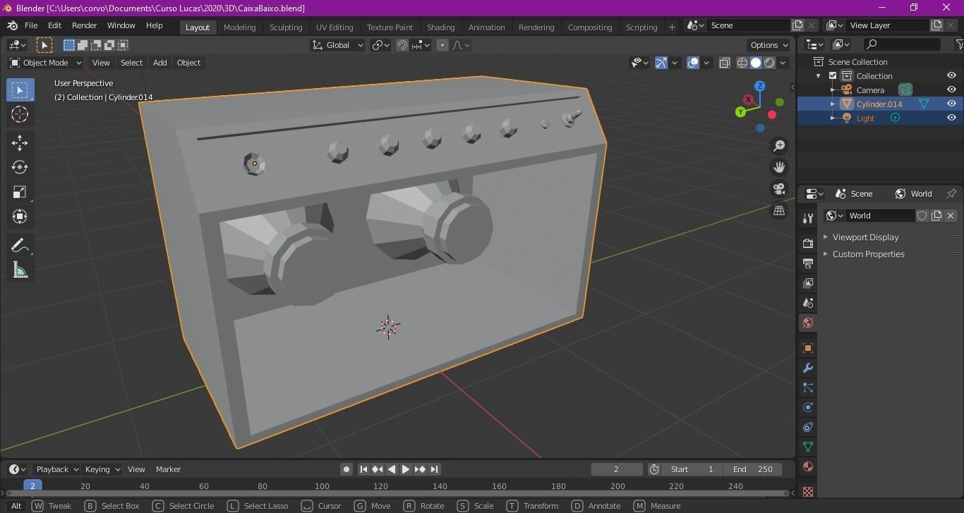 Guitar Bass and Amps Low-poly 3D model_1