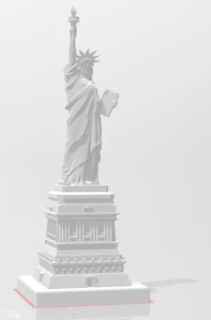 Statue of Liberty 3D print model_0