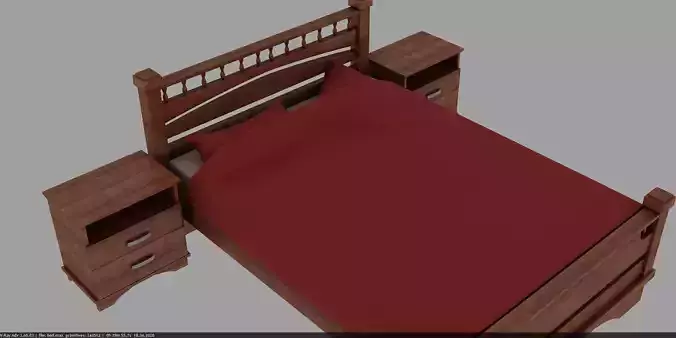 3d model of the Bed