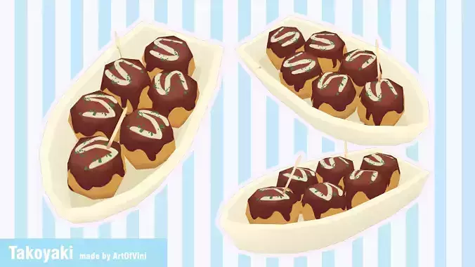 Takoyaki taiyaki donuts