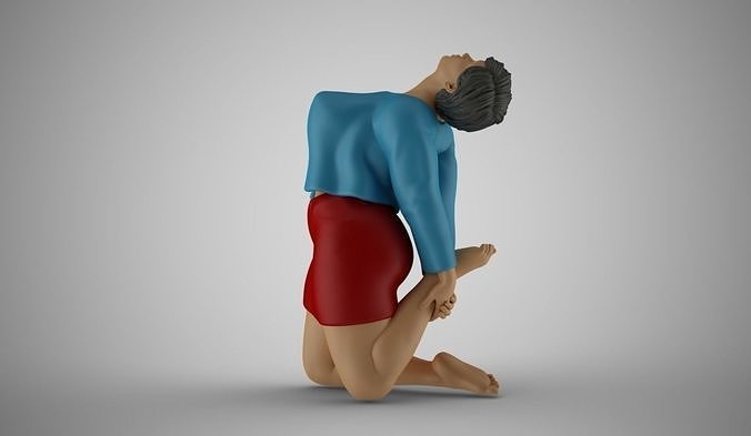 Woman Spring Mood 5 3D print model