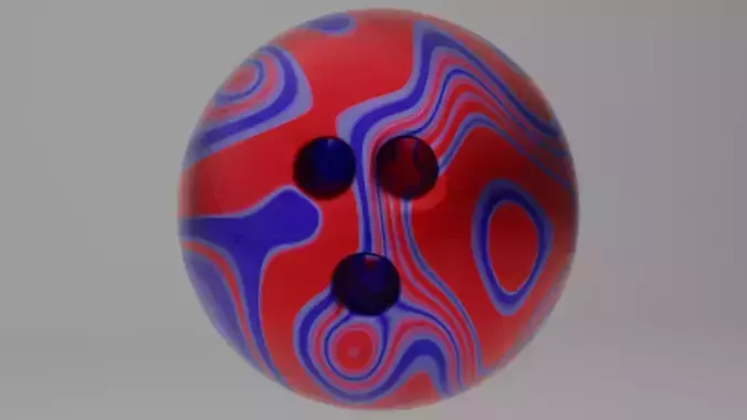 Bowling Ball Candy 3D model