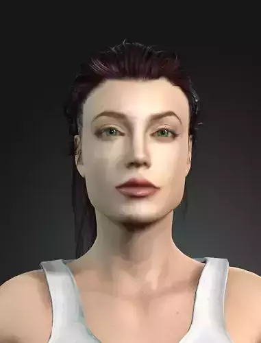 3D Character  Angelina Jolie  arabic Dancing Ready for animation