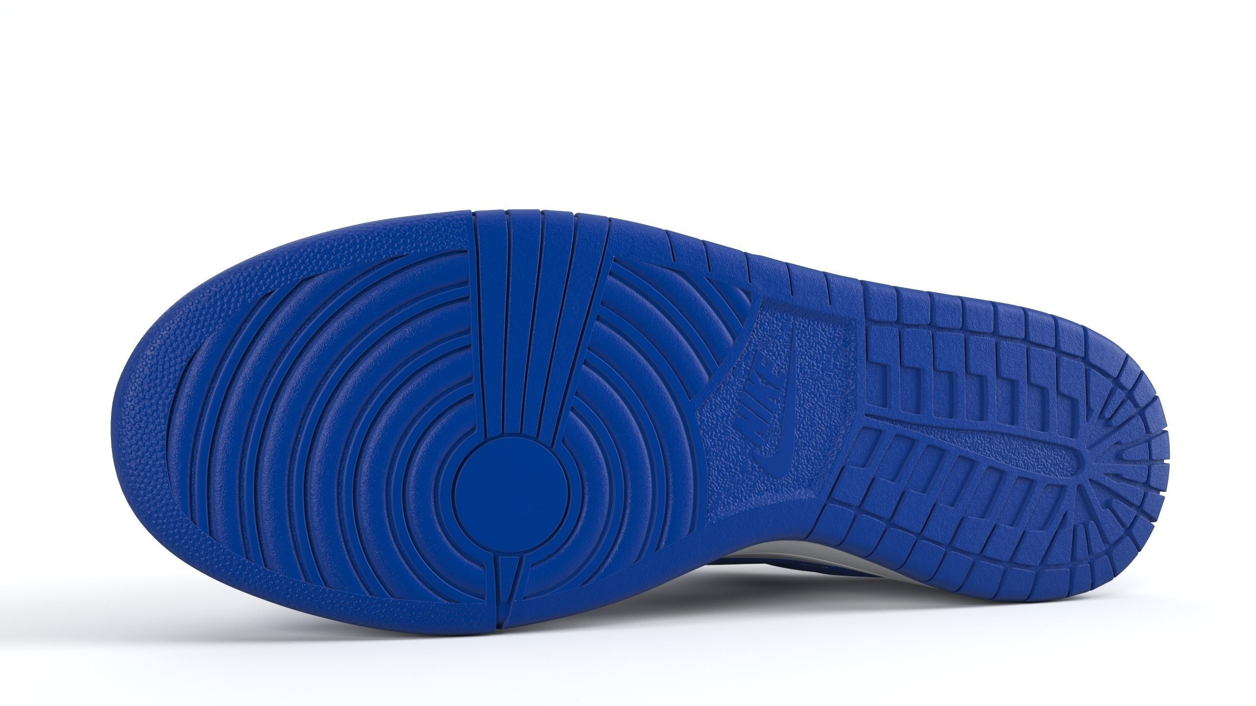 Nike Dunk Low varsity royal PBR Low-poly 3D model_9