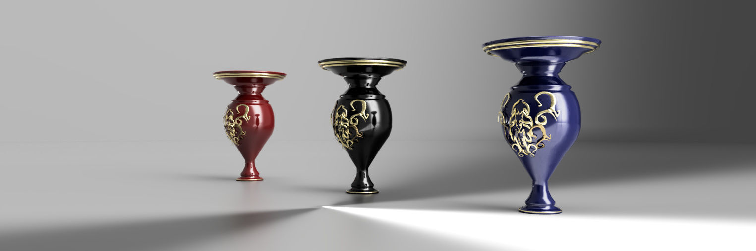 Classic vase version 2 3D model_7