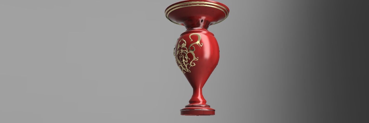 Classic vase version 2 3D model_1