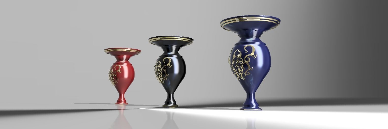 Classic vase version 2 3D model_6