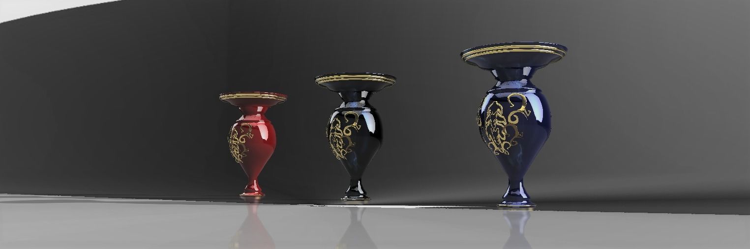 Classic vase version 2 3D model_3