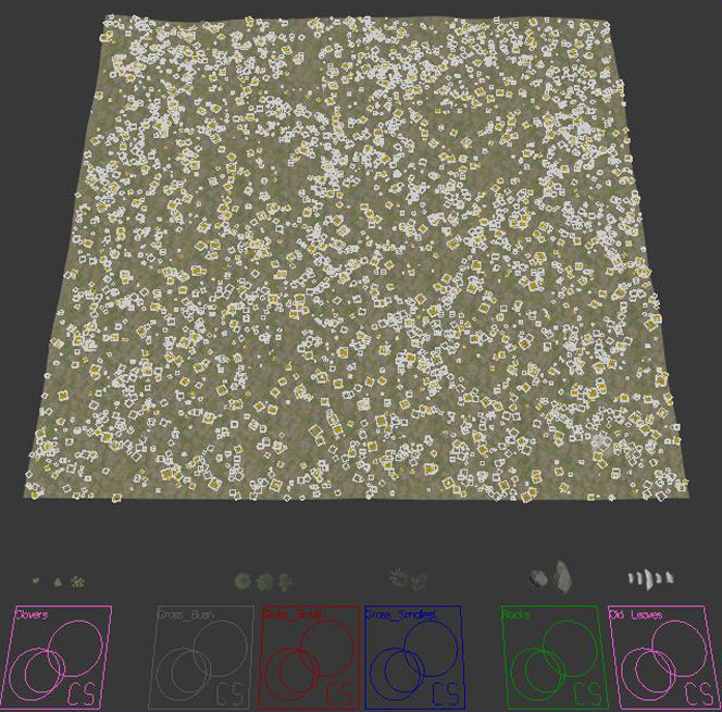 House Grass or Lawns Scene Complete 3D model_10