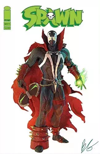Spawn MK11 Fan Art Statue 3D print model