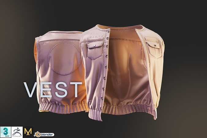 Vest Bikers 3D model
