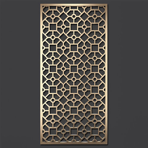 Decorative panel 256 3D model