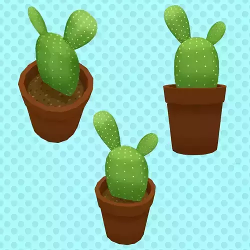 Cute bunny ears cactus