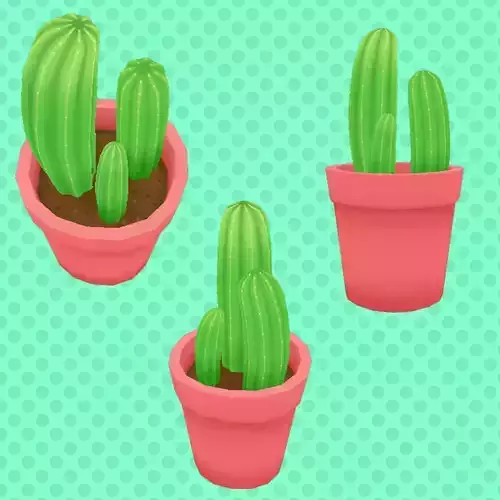 Cute cactus Triplets