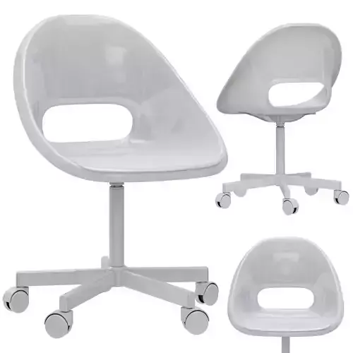 LOBERGET office chair with castor wheels