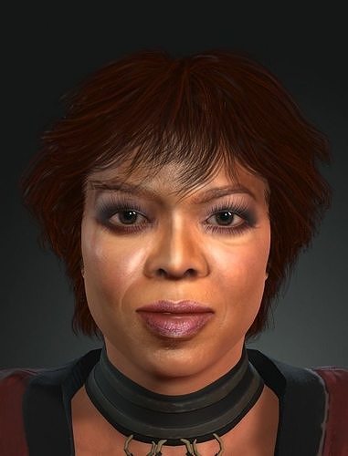 3D Character  for Oprah Winfrey Ready for animation 3D model