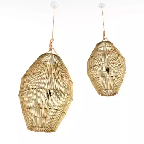 Bamboo rattan lamp 27