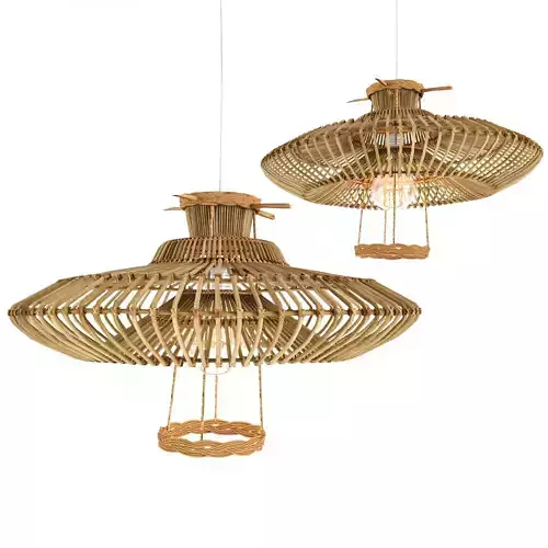 Rattan lamp bamboo 29