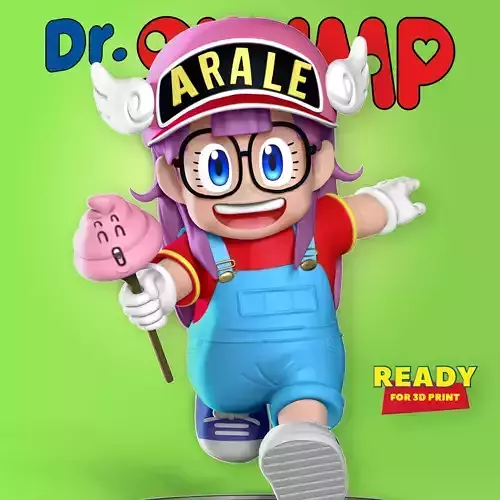Arale - Dr Slump Fanart 3D print model