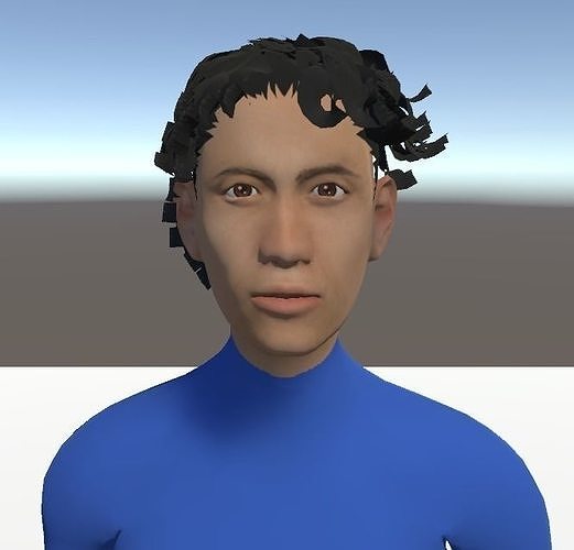 Unity Humanoid Model Male 002 Free 3D model