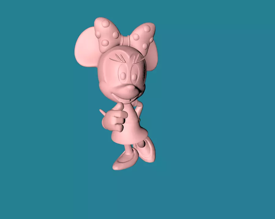 Minnie Mouse 3D model_0