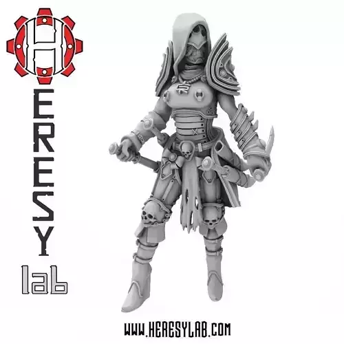 Heresylab - Dark Elf  Nataris Female Assassin 3D print model