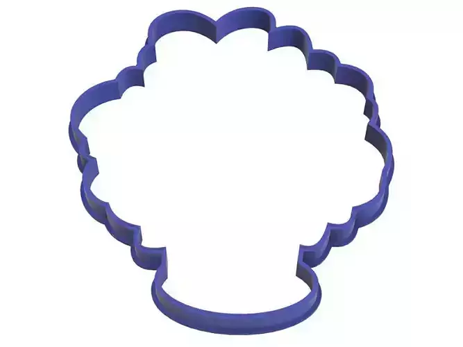 0103 Bouquet of flowers cookie cutter