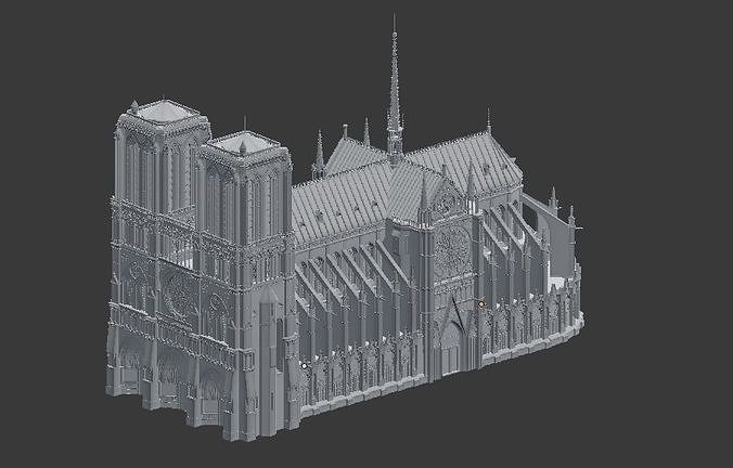 Notre dame 3D model