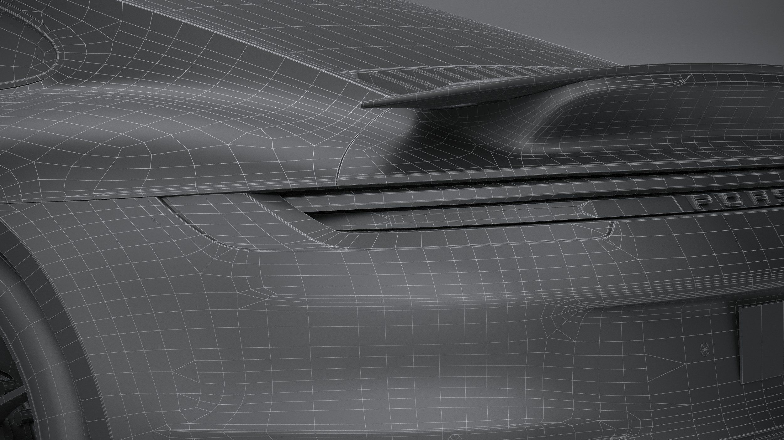 Porsche 911 Turbo S 2021 lowpoly Low-poly 3D model_41