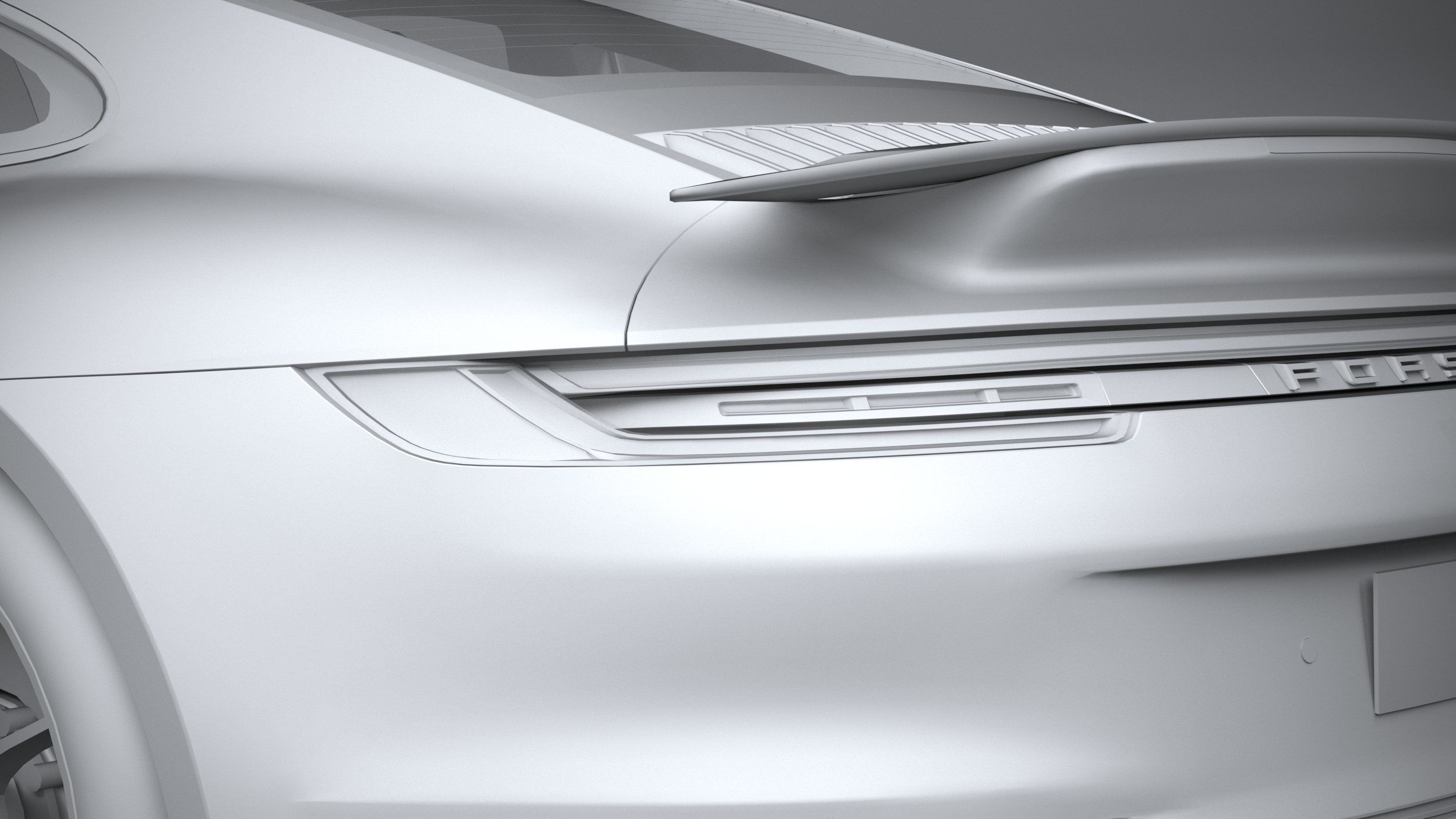 Porsche 911 Turbo S 2021 lowpoly Low-poly 3D model_30