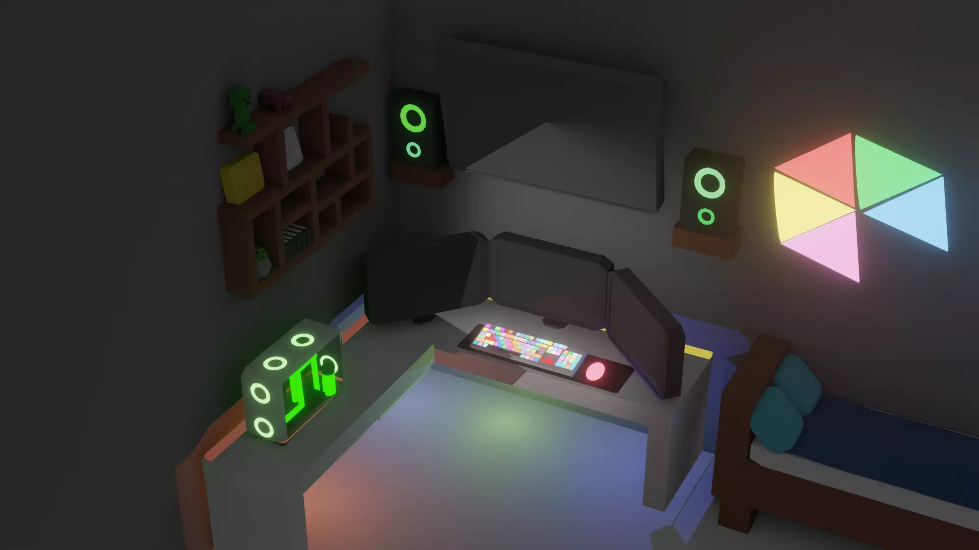  playing place 3D model_0