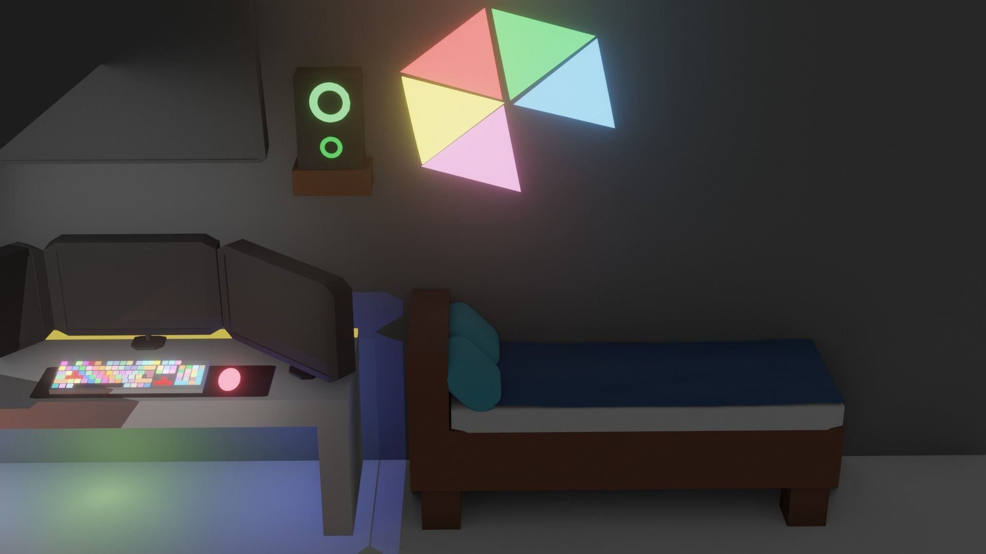  playing place 3D model_1