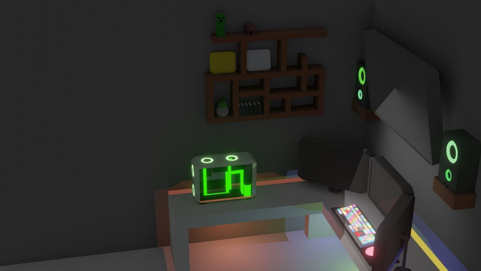  playing place 3D model_2