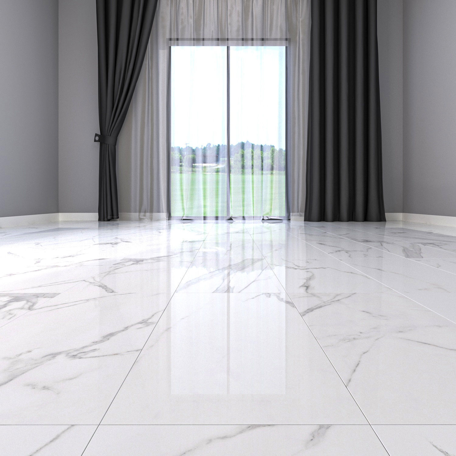 Marble Floor Afyon White Set 1 Texture_1