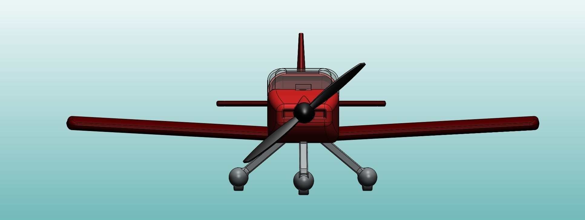 AirCraft RV-14A - print model 3D print model_4