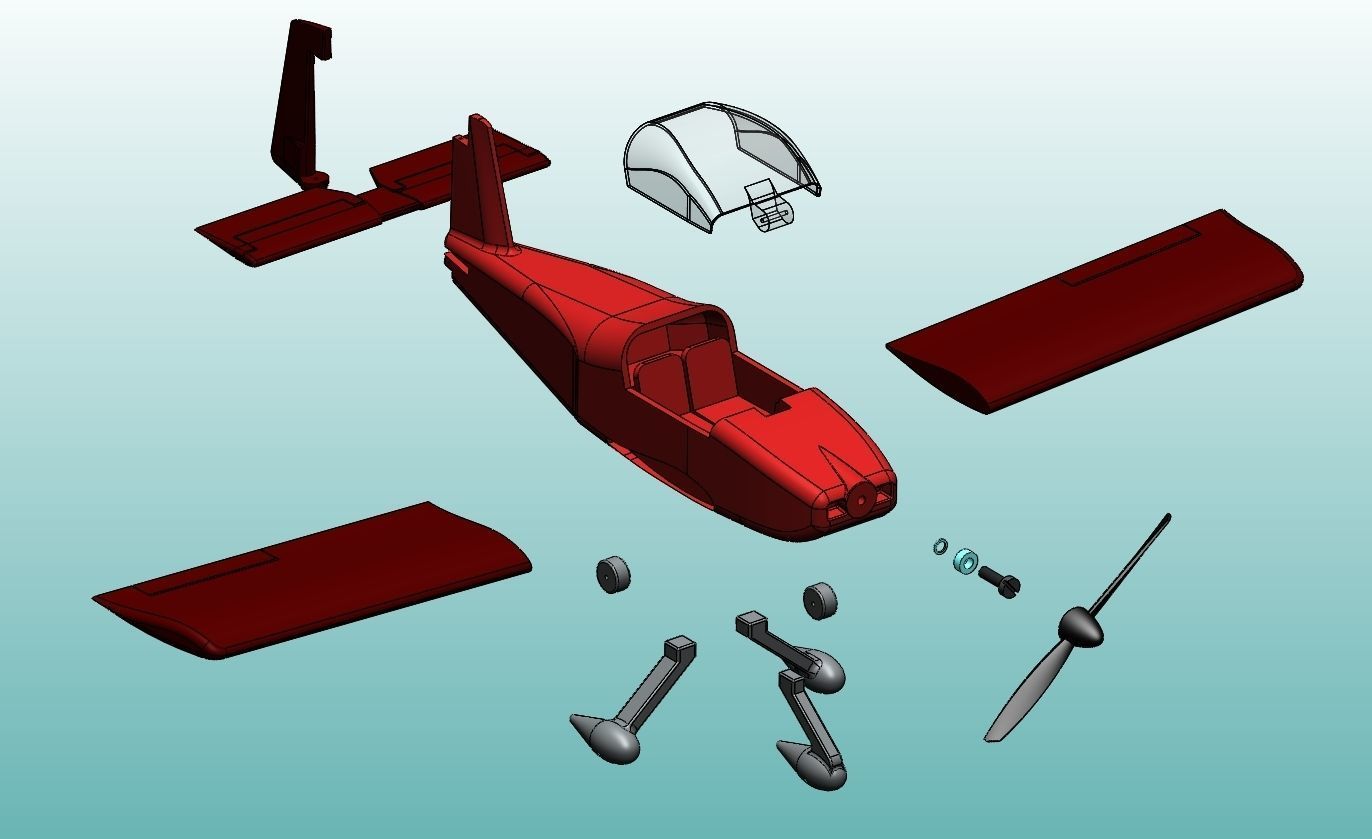 AirCraft RV-14A - print model 3D print model_8