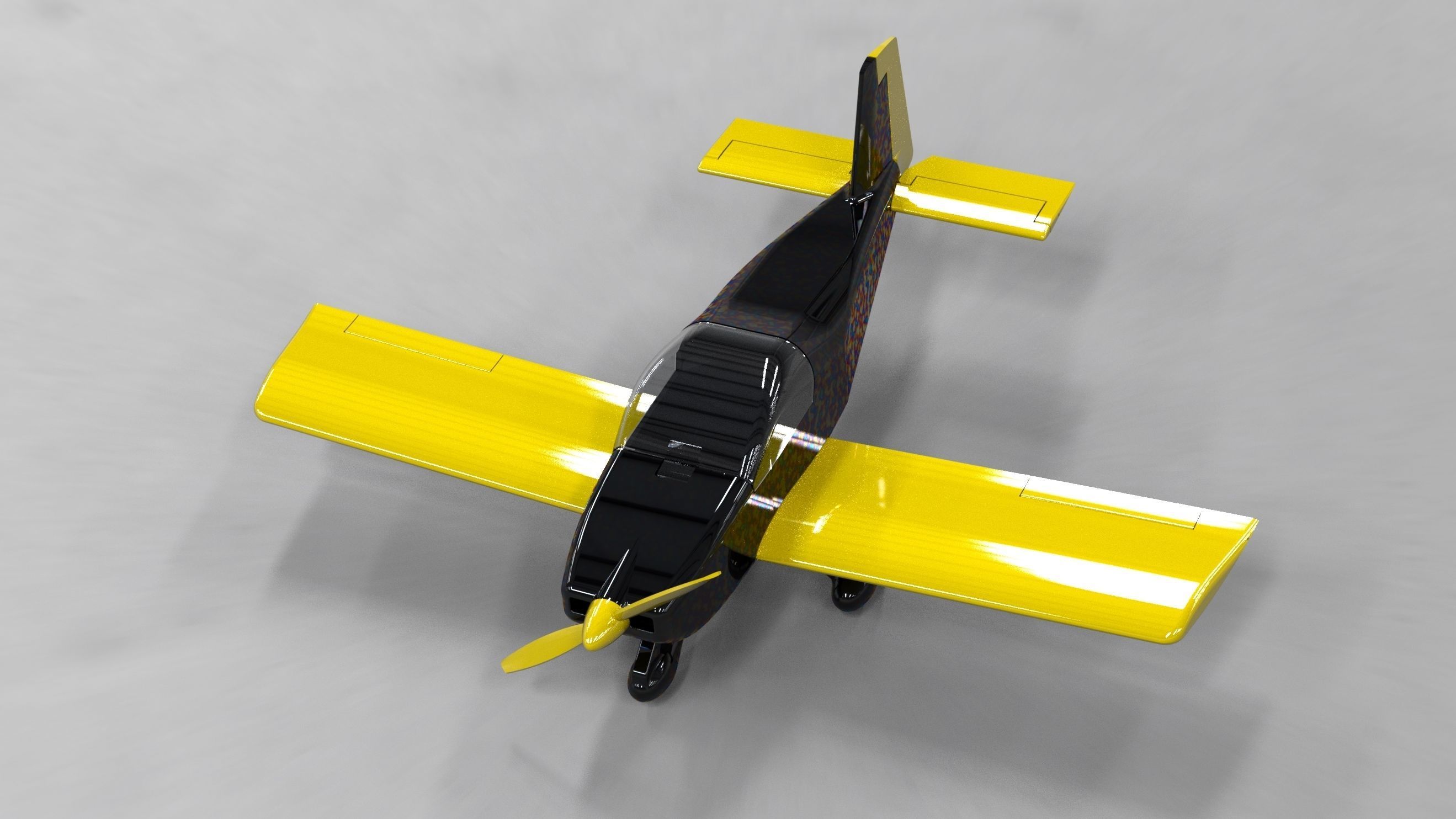 AirCraft RV-14A - print model 3D print model_2