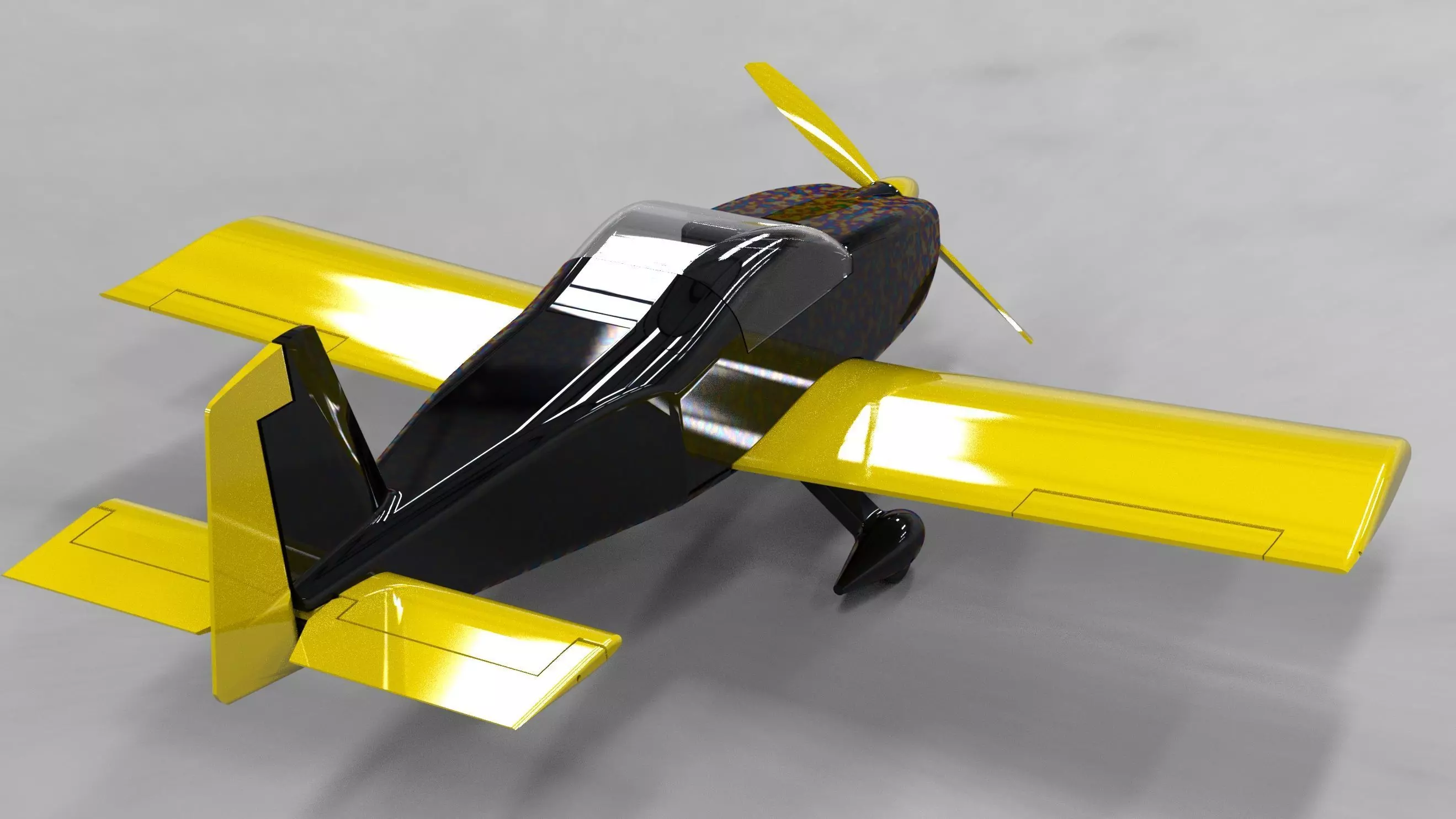 AirCraft RV-14A - print model 3D print model_0