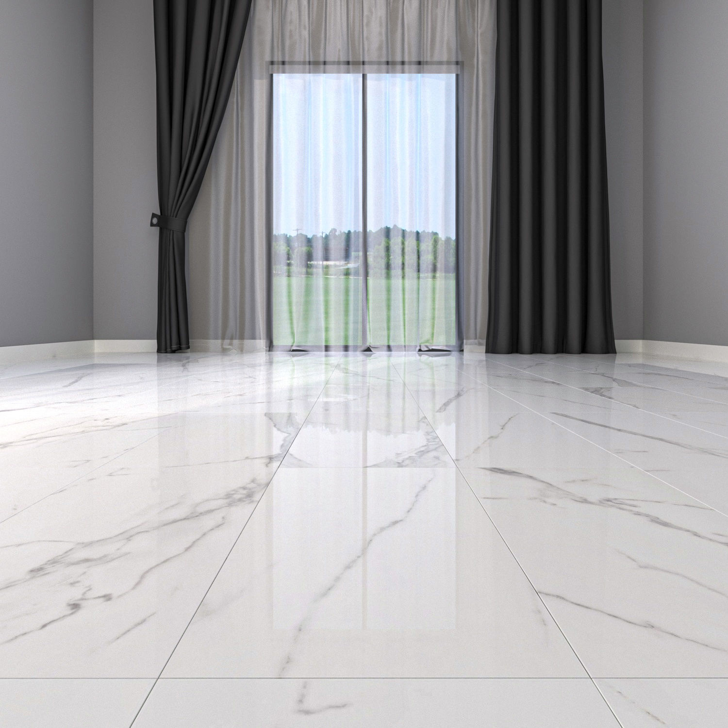 Marble Floor Afyon White Set 4 Texture_4