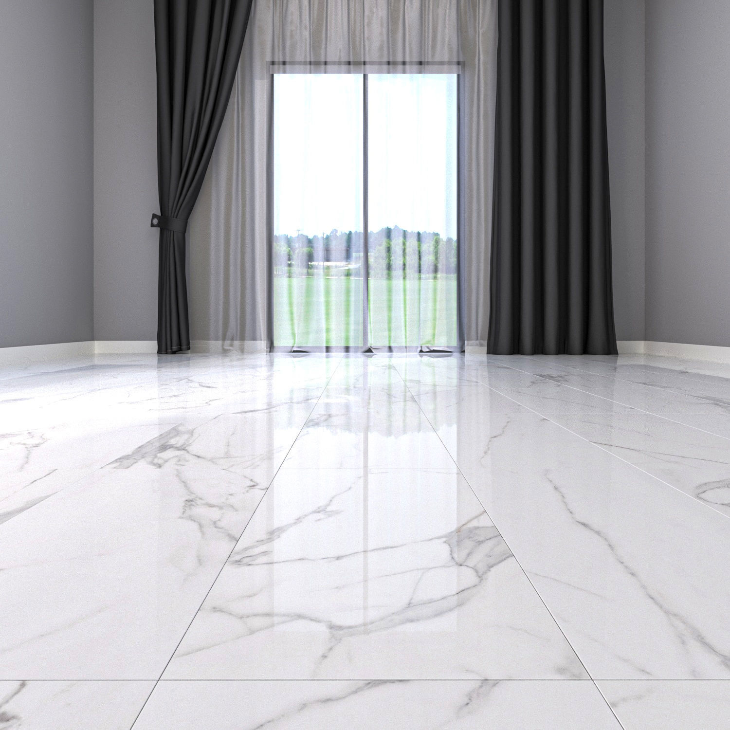 Marble Floor Afyon White Set 6 Texture_4
