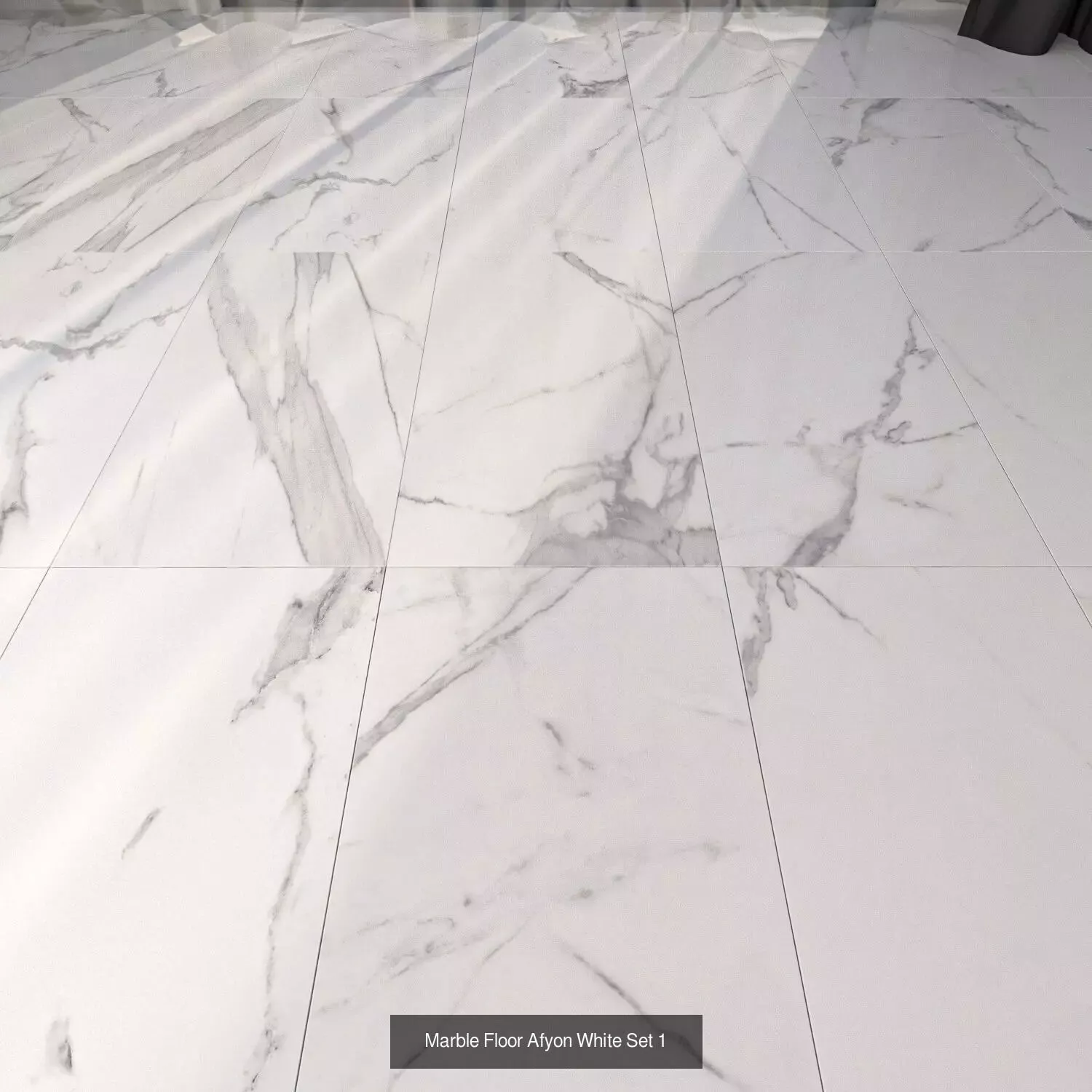 Marble Floor Afyon White Set Texture