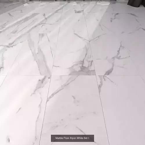 Marble Floor Afyon White Set Texture