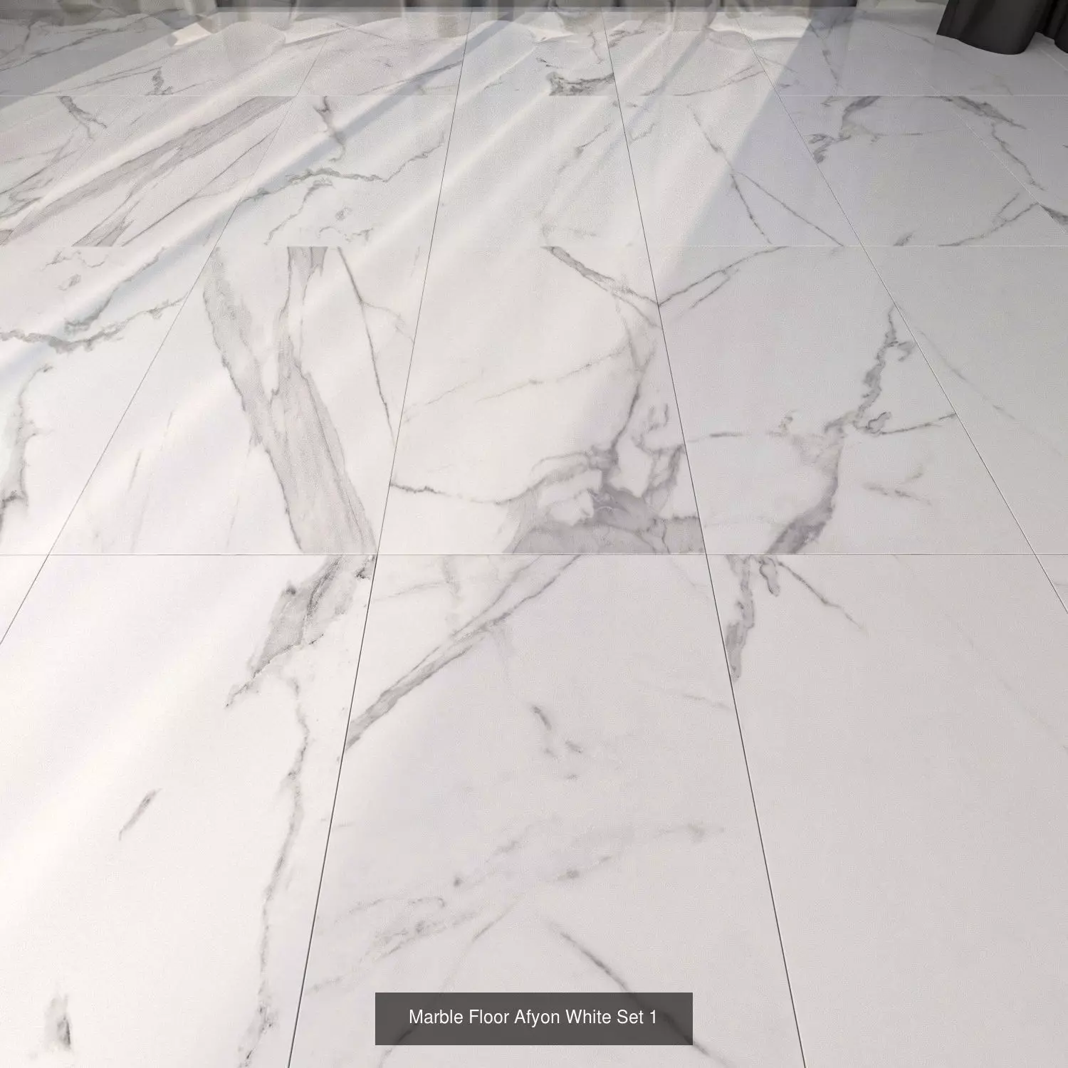 Marble Floor Afyon White Set Texture_0