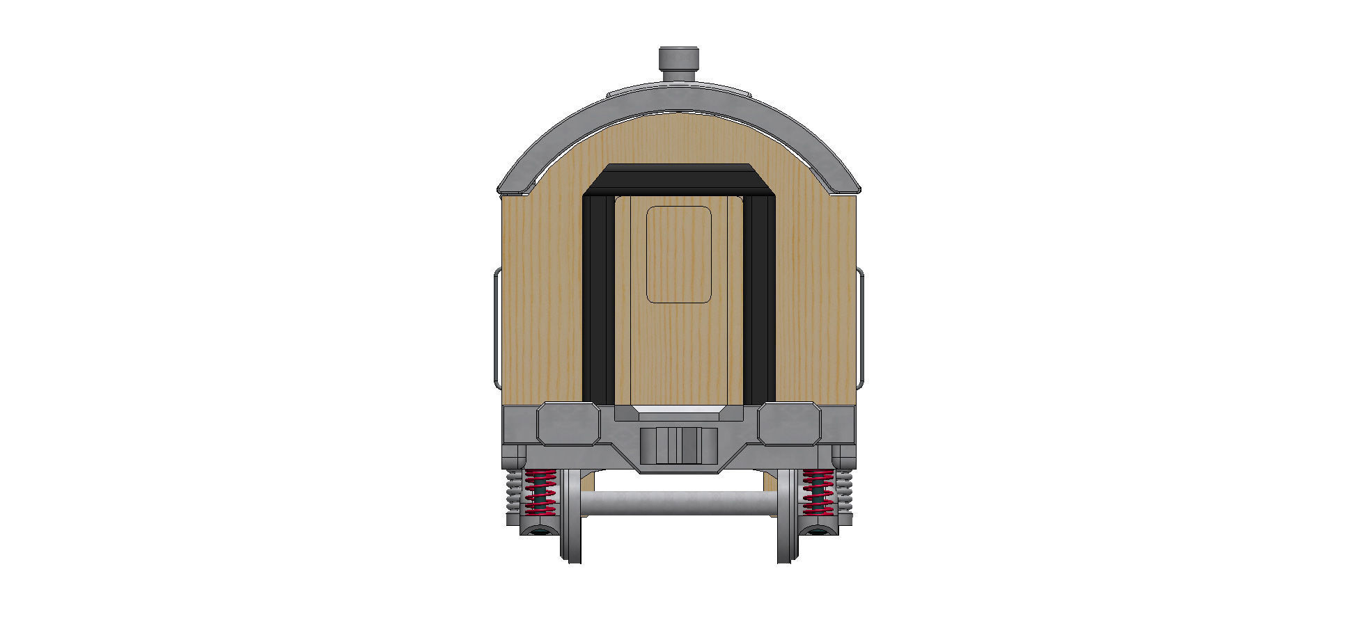 Souvenir for bottle - Ukraine train 3D print model_5